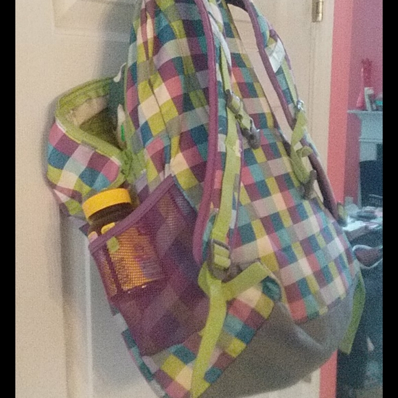 Lands End bookbag/backpack 5 compartments$39+gif - Picture 5 of 14